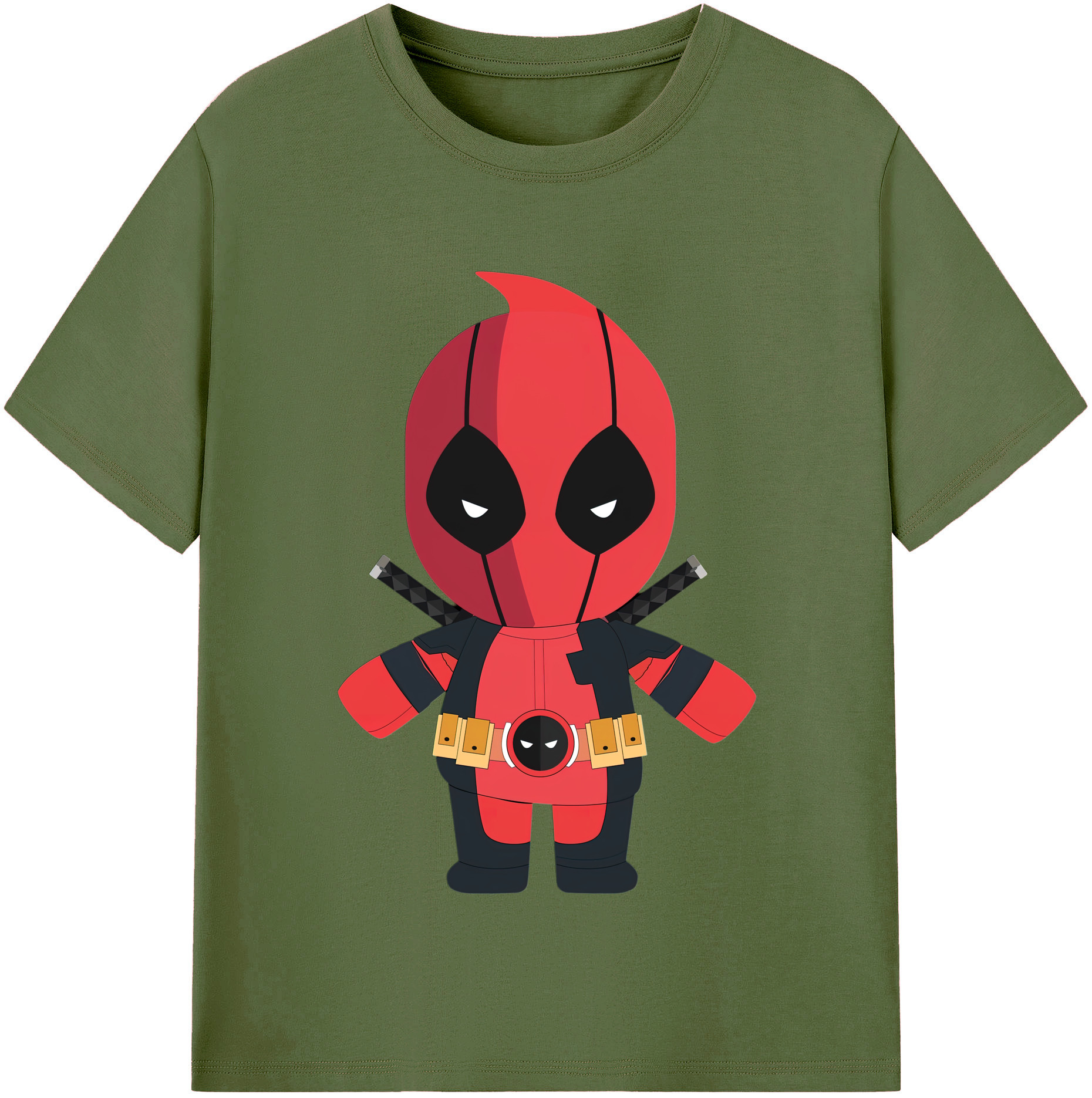 （画像用） Deadpool デッドプール 綿100％半袖Tシャツ（フロントプリント）